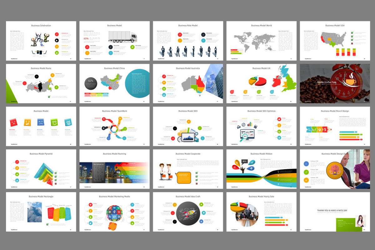 Digital Business Presentation, a Presentation Template by GreenDesign (Photo 4 of 4)