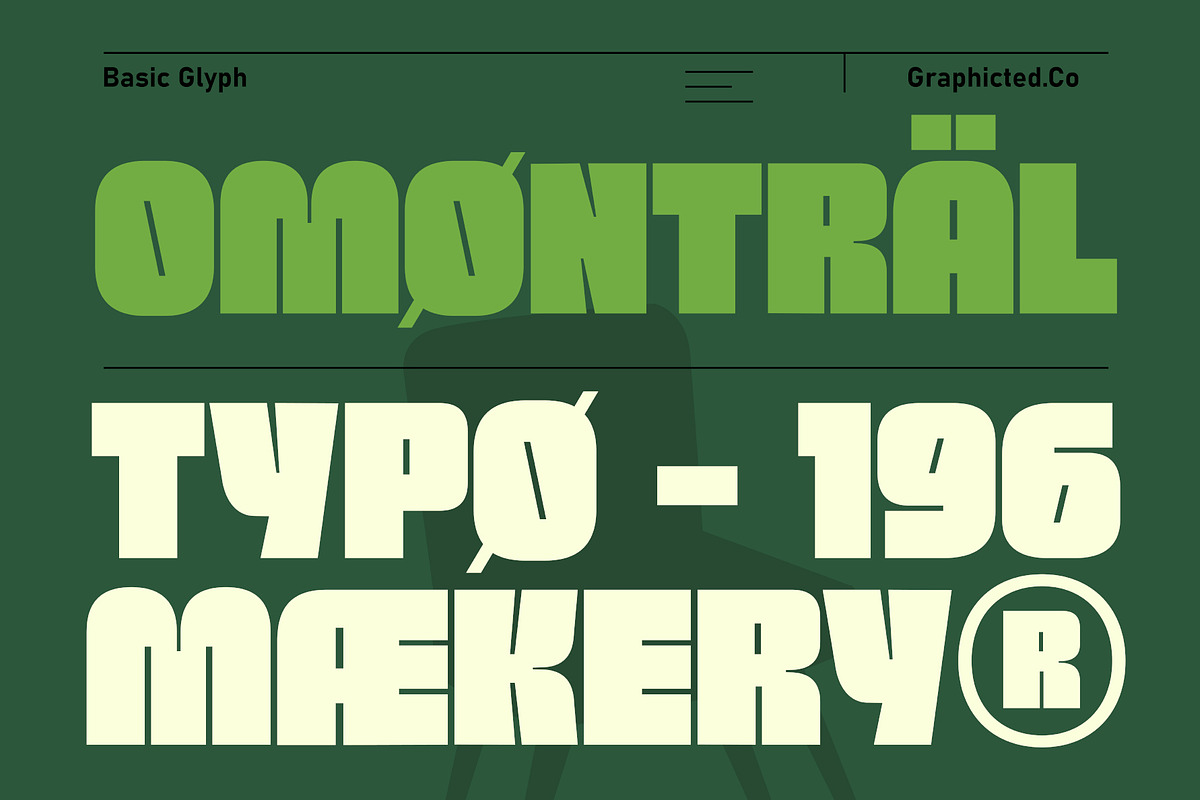 Moco - Extra Bold Display Font, a Sans Serif Font by Glyphminds Studios (Photo 3 of 5)