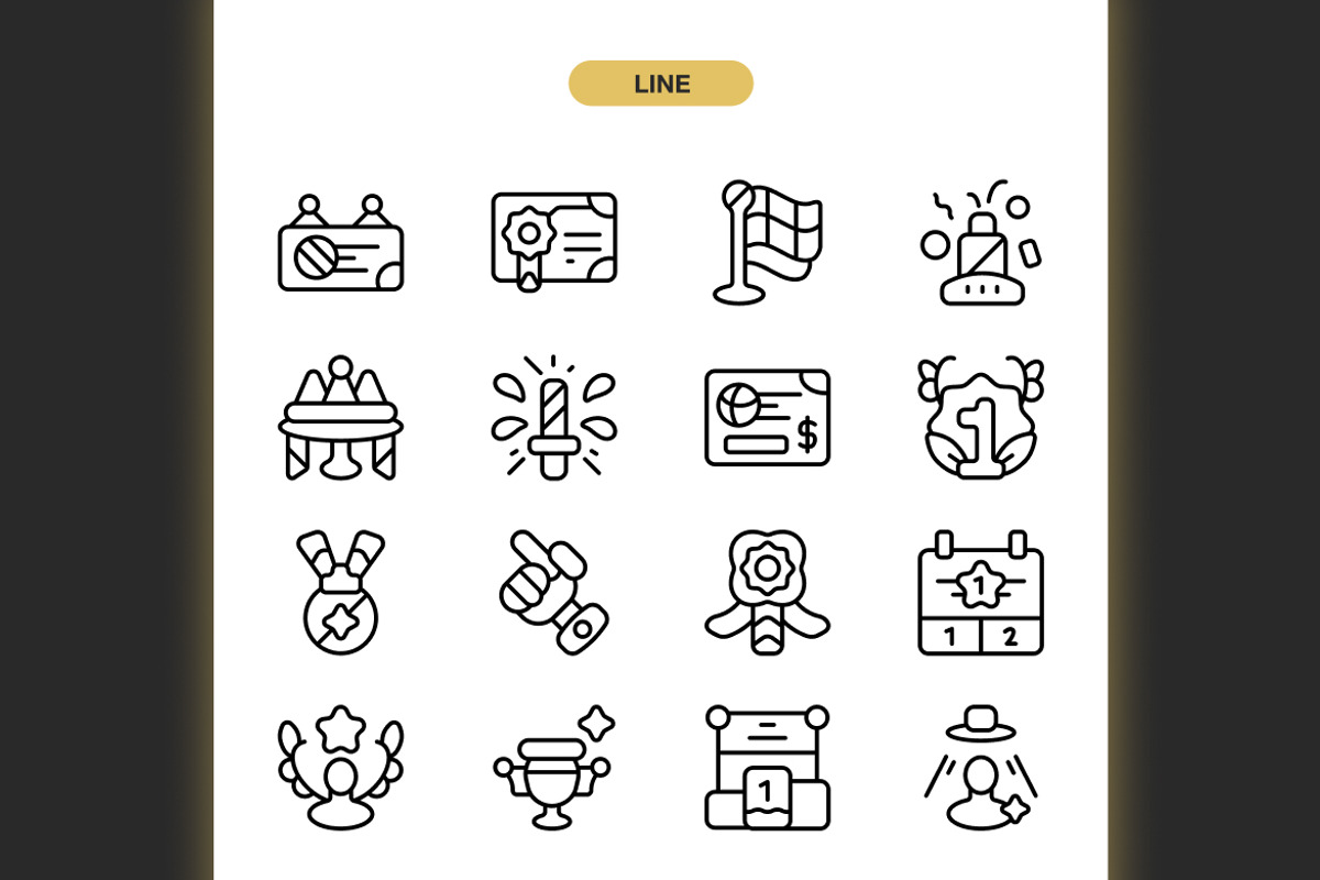 Champion Event Icons, an Icon by Spacepixel Creative (Photo 2 of 3)