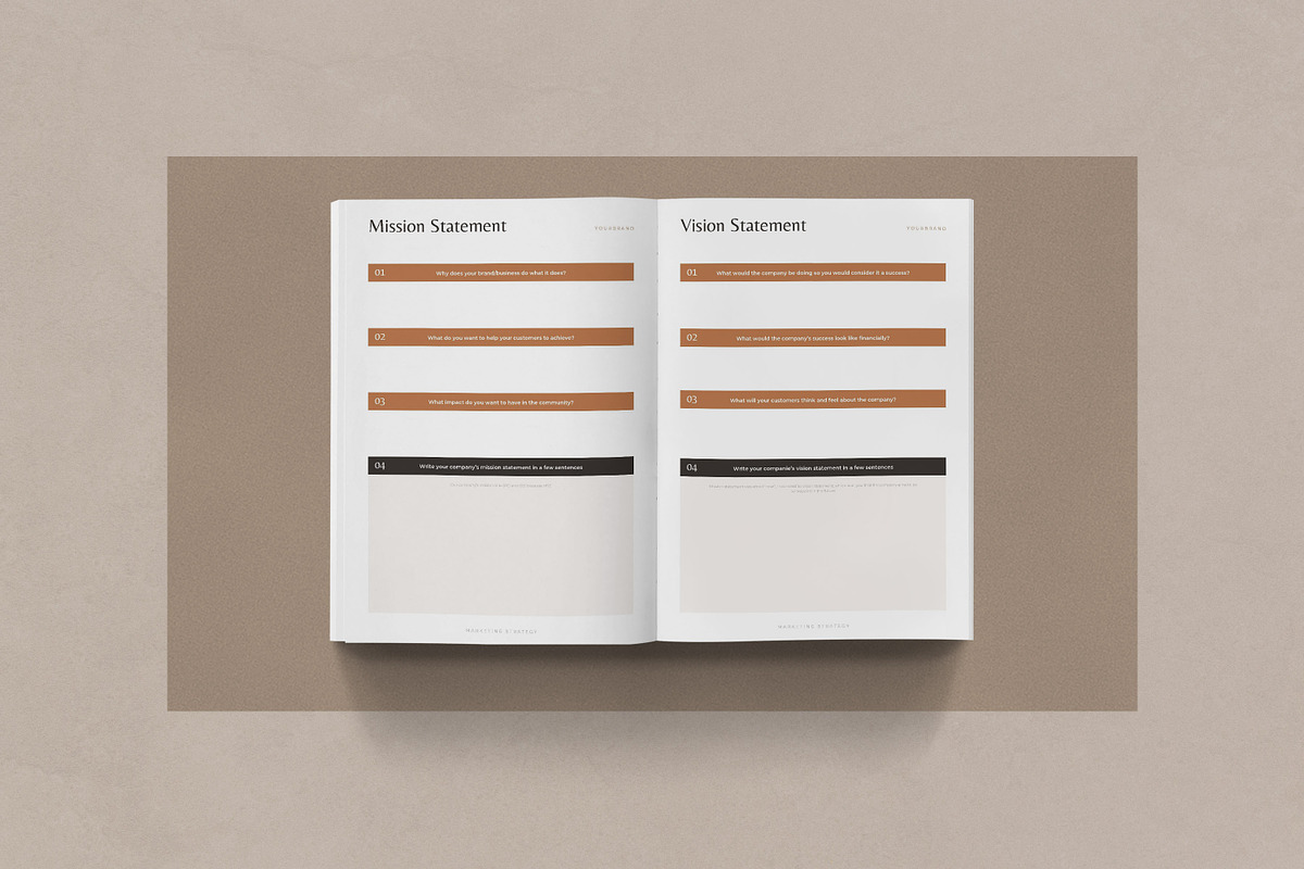 Marketing Strategy Workbook CANVA, a Marketing Template by AndrewPixel (Photo 5 of 13)