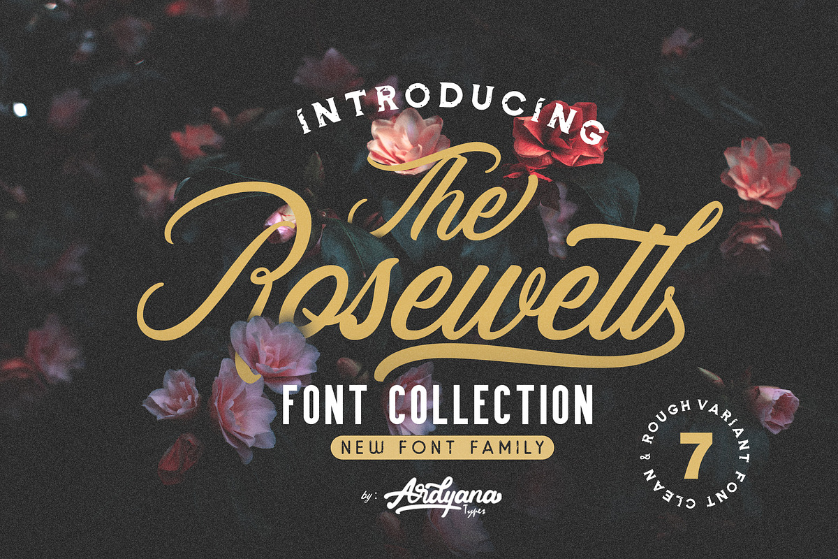 Rosewell Font Collection