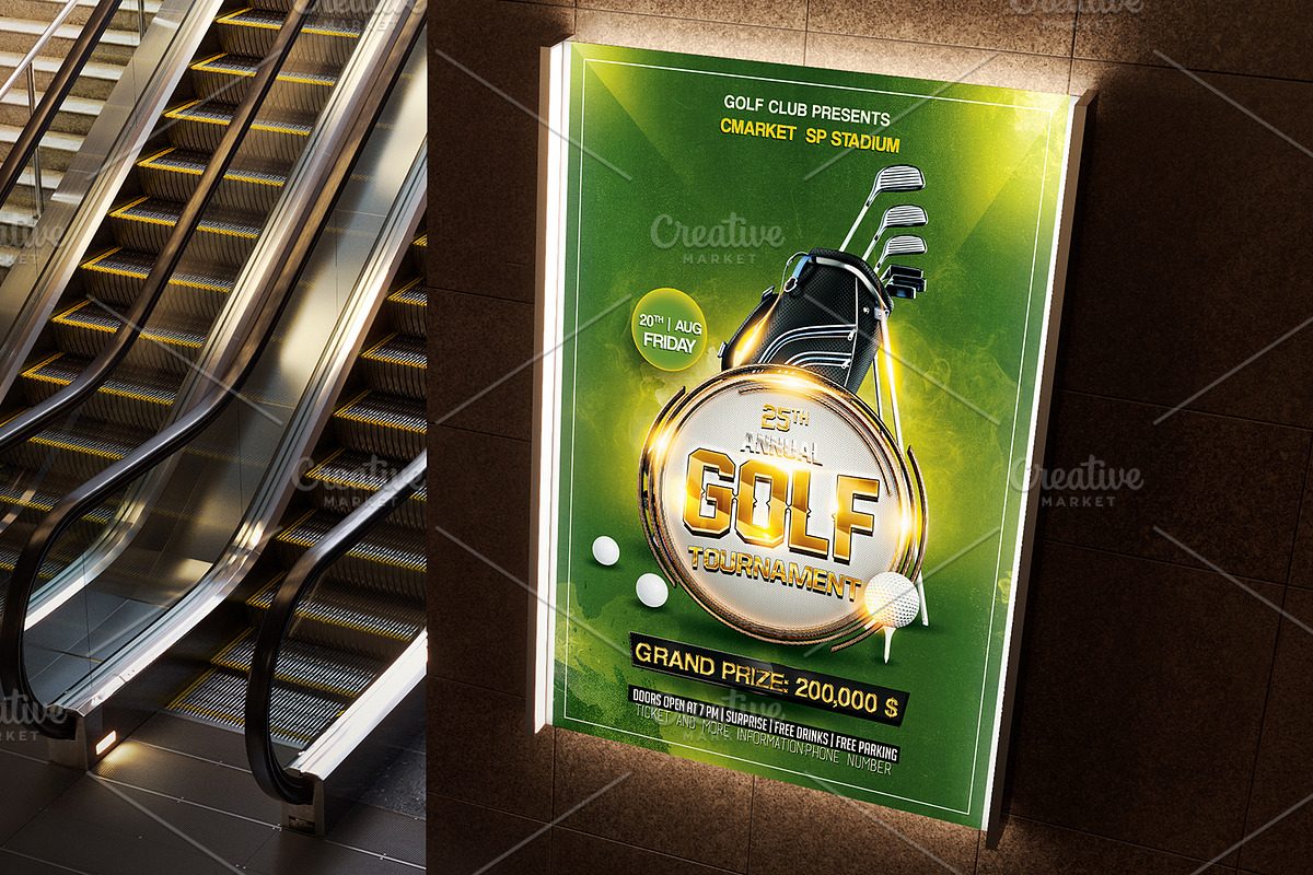Golf Flyer Bundle, a Flyer Template by Basez Flyers (Photo 10 of 11)