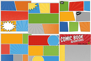 Comic Strip Digital Papers