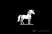 Minimal Horse Silhouette Logo, a Branding & Logo Template by Vectorium Studio (Thumbnail 2 of 3)