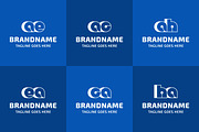 Letters AE EA AG GA AH HA Bold Logo, a Branding & Logo Template by Pray Art Design Studio (Thumbnail 2 of 2)