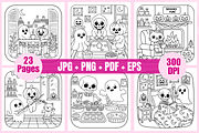 Spooky Hygge Halloween For Kids, a Seasonal Illustration by Coco Bloom (Thumbnail 2 of 3)