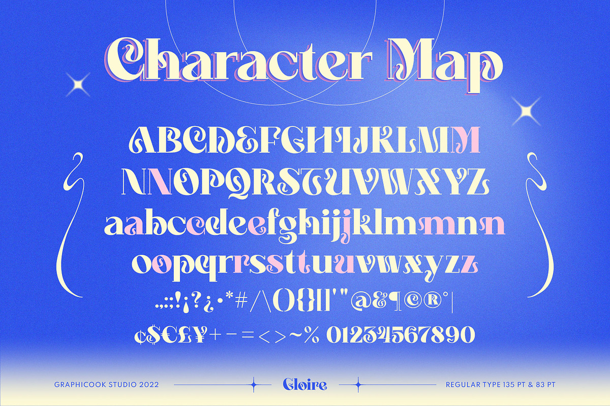 Gloire Display Typeface, a Font by graphicook (Photo 2 of 10)