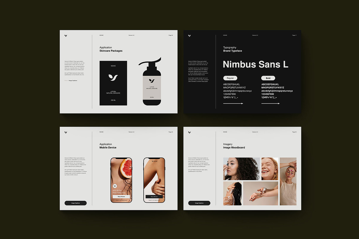 NOVAÉ · Brand Guidelines | CANVA, a Brochure Template by KreateTribe (Photo 9 of 11)