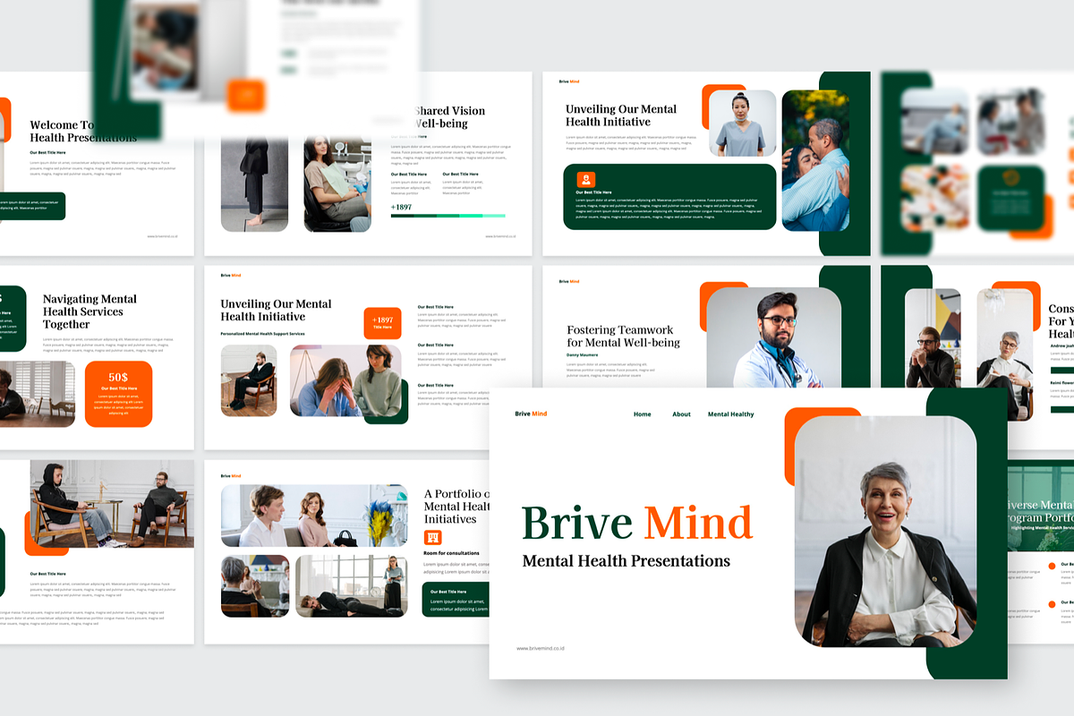 BriveMind - Mental Health Keynote, a Presentation Template by SquidPixey (Photo 4 of 6)