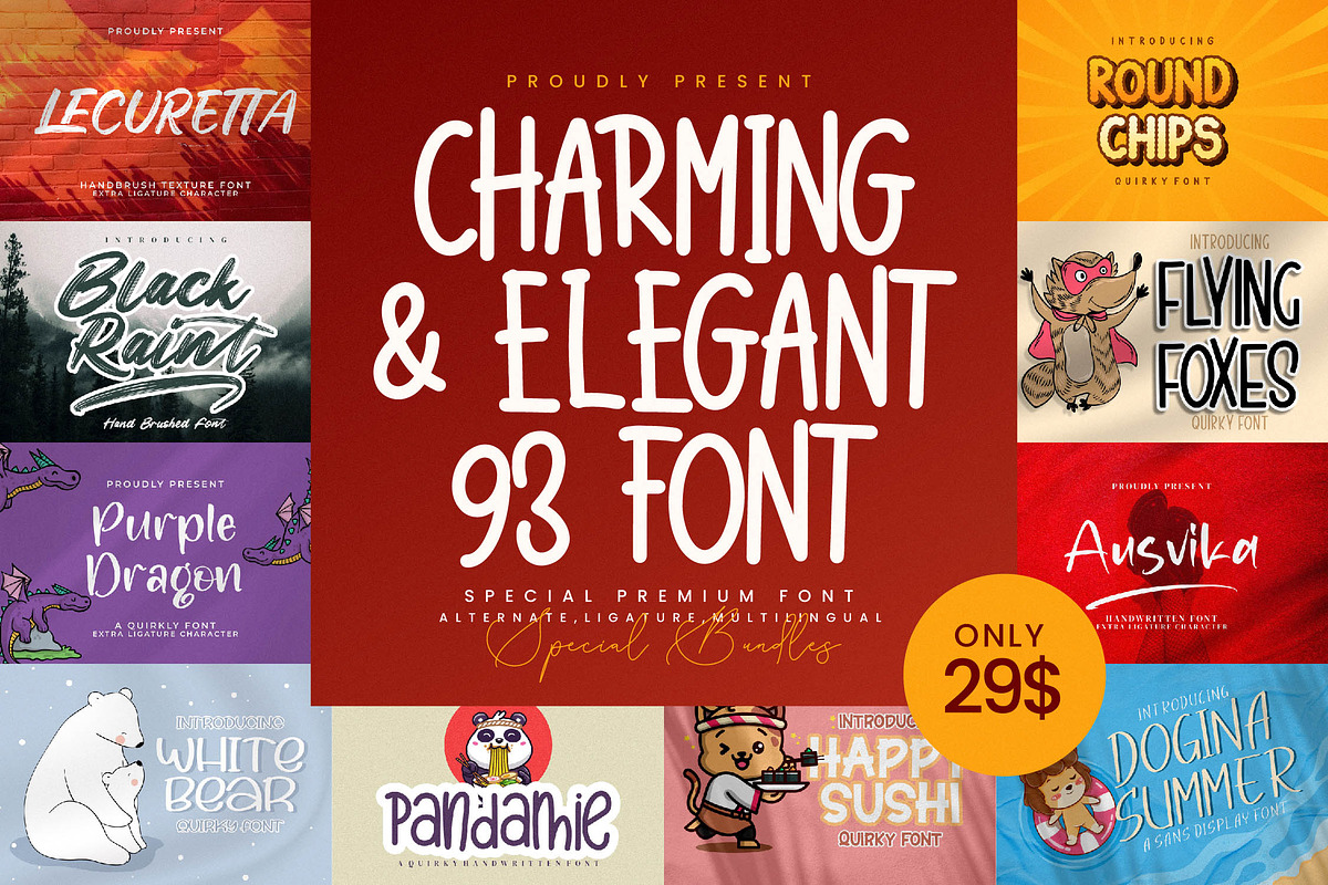 Cute Quirky Crafting | 93 Best Font, a Handwritten Font by Integritype Studio (Photo 1 of 9)