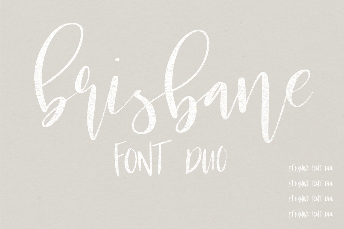 Brisbane | A Scripty Font Duo