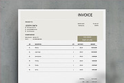 Neutral Invoice Template, a Resume Template by Ree_Creative (Thumbnail 2 of 2)