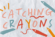 Catching Crayons, a Handwritten Font by Ulrike Mieke (Thumbnail 1 of 3)