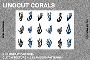 LINOCUT CORALS, an Object Graphic by Mii Lab (Thumbnail 1 of 18)