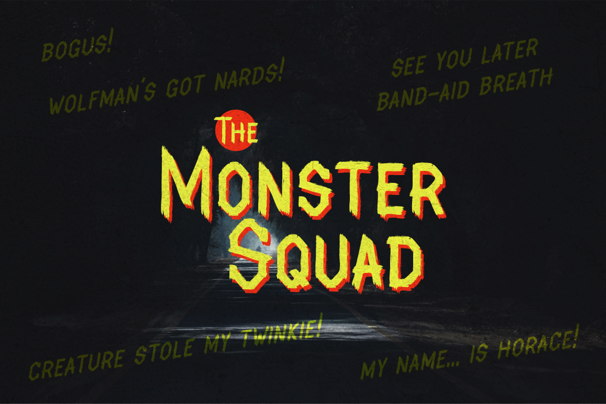 Spookhaus Horror Brush Font preview 4