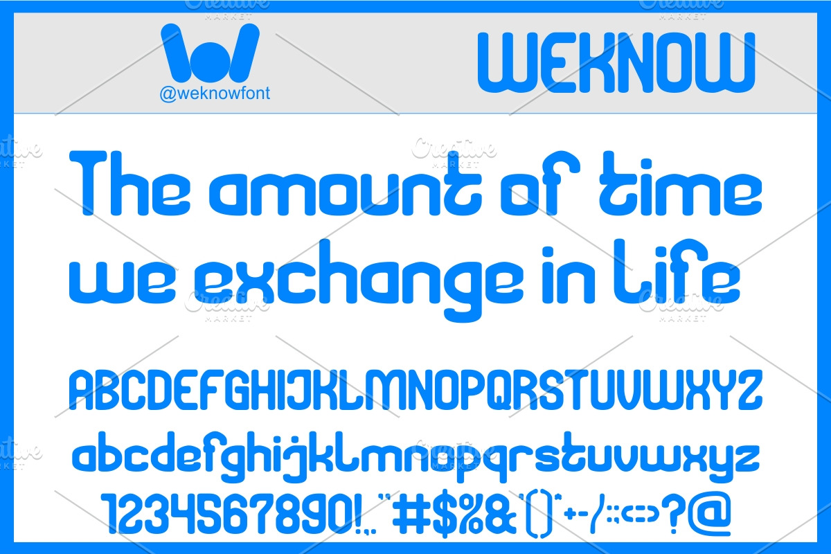 Afterthought font, a Sans Serif Font by weknow (Photo 5 of 8)