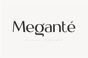Megante - Classy Font, a Sans Serif Font by Sensatype (Thumbnail 1 of 19)