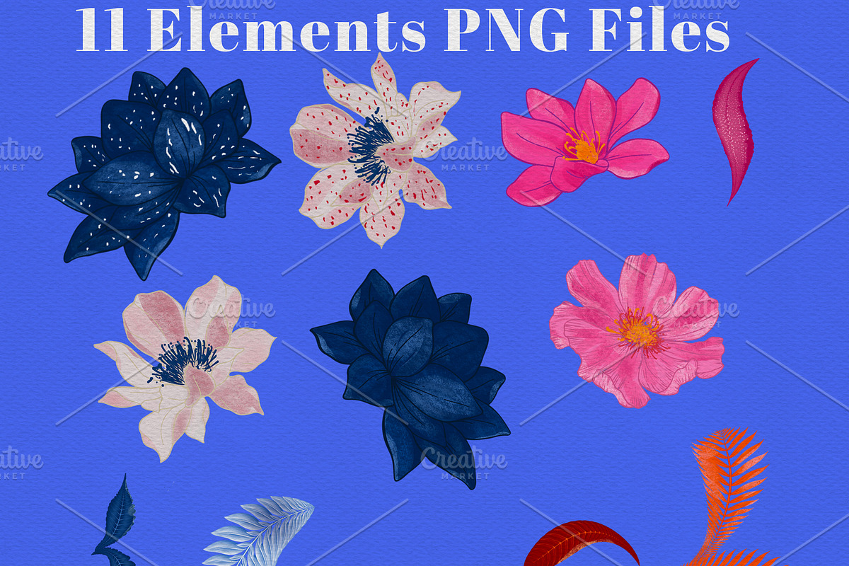Modern Bloom Pattern Collection, a Pattern Graphic by Nora Gad (Photo 30 of 31)
