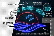 Neon Text Layer Styles FREE BRUSHES, a Layer Style Add-On by Graphic Spirit (Thumbnail 4 of 9)