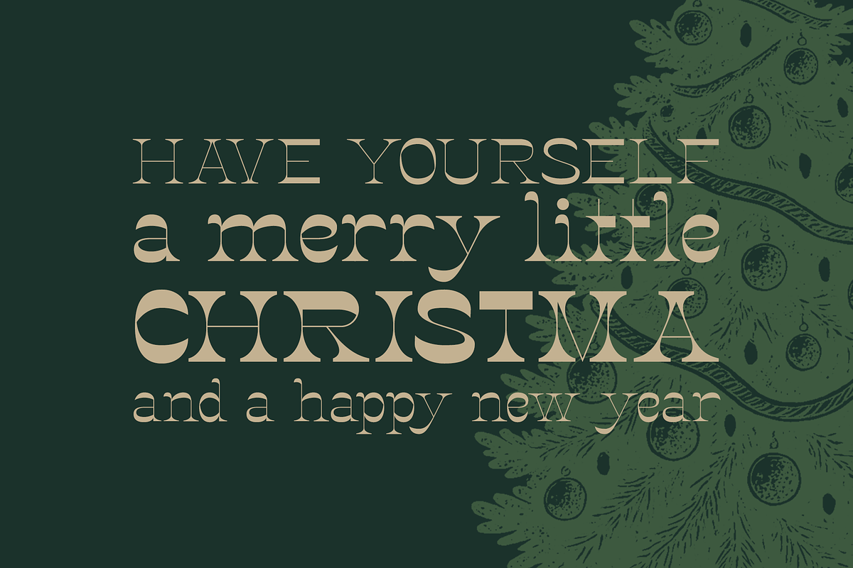 Christmas Wisper Unique Font Duo, a Font by Headfonts (Photo 3 of 9)