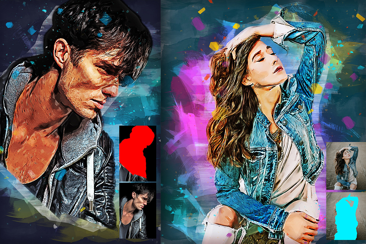 Digital Painting Photoshop Action, an Action Add-On by GorynArt (Photo 6 of 17)