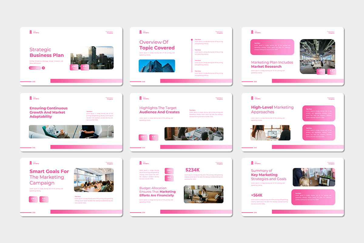 Strategic Business Plan Google Slide, a Presentation Template by Iqsiart Studio (Photo 2 of 3)