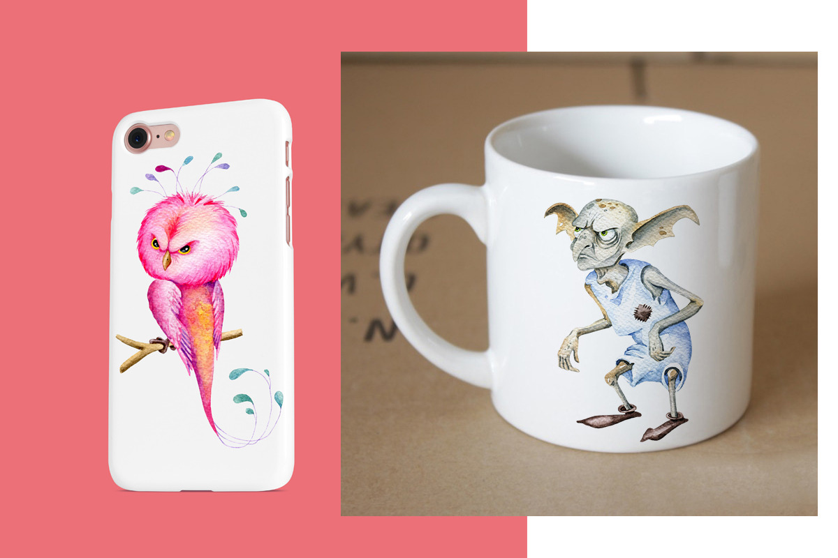 Magical Creatures, Monsters, Dragons, an Animal Illustration by SimpleWishesArt (Photo 4 of 6)