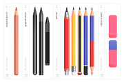 Vector Pens & Pencils, an Object Graphic by Side Project (Thumbnail 3 of 8)
