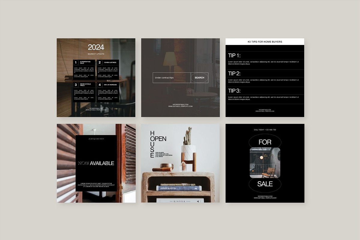 140 Luxury Real Estate Template, a Social Media Template by Prapti Design (Photo 8 of 12)