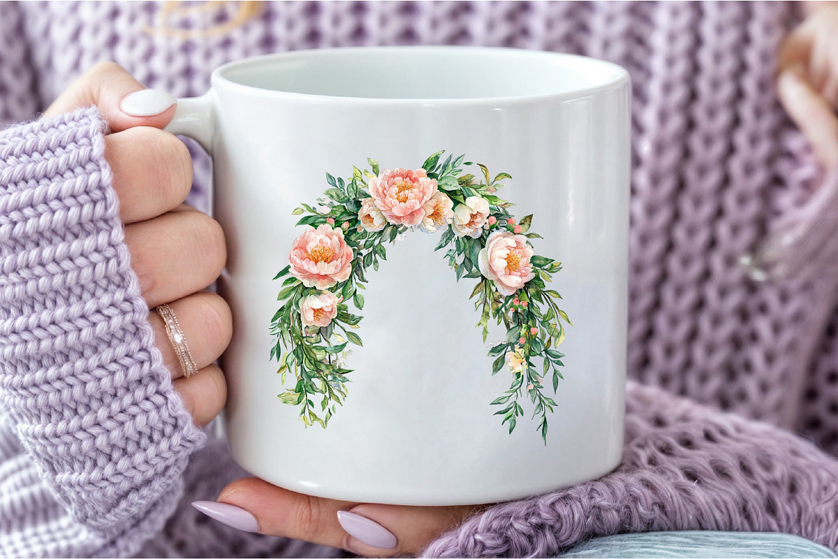 Pastel Floral Wedding Collection, an Illustration by DreamCafeArt (Photo 6 of 7)