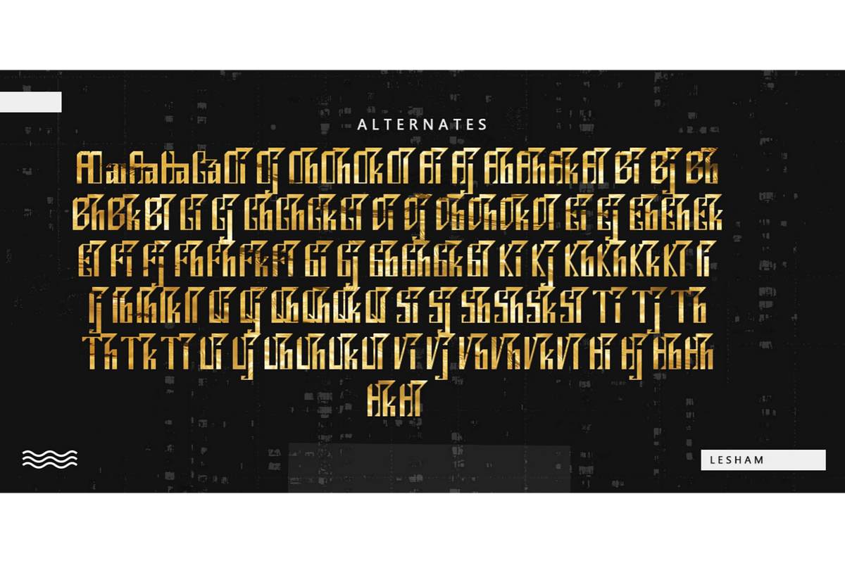 Lesham - Modern Display Font, a Font by Saxofont (Photo 9 of 10)