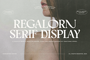 Regalorn - Elegant Serif Display, a Serif Font by Shapespired Design (Thumbnail 1 of 20)