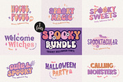 Spooky Halloween Bundle - 8 Fonts, a Handwritten Font by BarcelonaShop (Thumbnail 1 of 9)