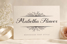 Malietha Flower Monogram