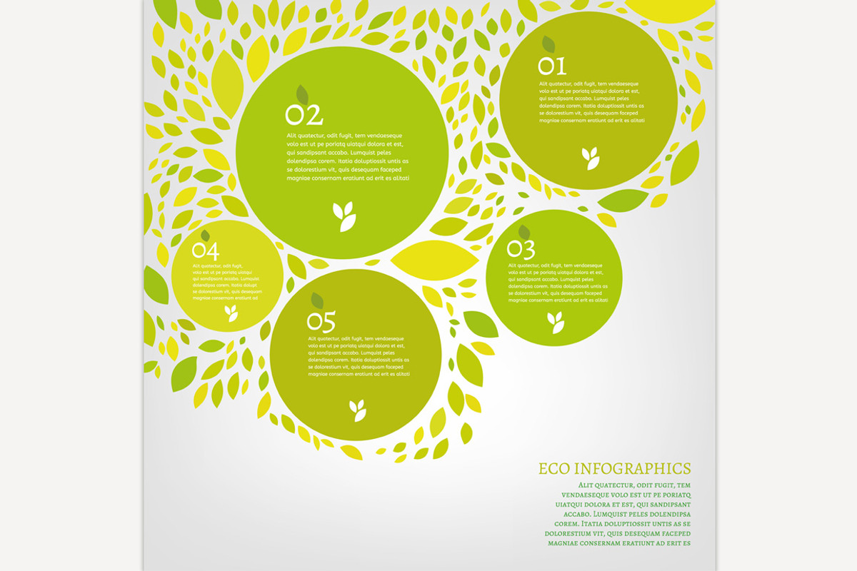 Ecological Leaves Design, a Technology Illustration by Anna's Shop