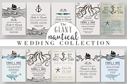 GIANT Nautical Wedding Collection, an Invitation Template by Knotted Design (Thumbnail 1 of 5)