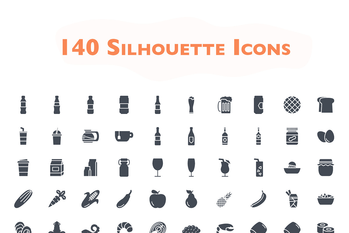 560 Food Icons, a Solid Icon by Maxim Cherednichenko (Photo 7 of 7)