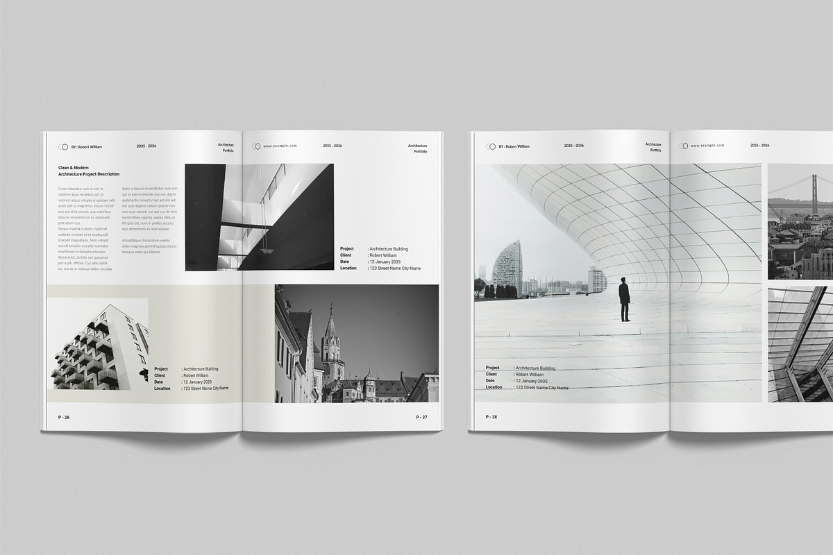 Architecture Portfolio Template, a Brochure Template by NorthPeak (Photo 11 of 16)