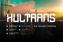 Xultrans - Techno Font