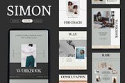 SIMON - Editorial Aesthetic Workbook, a Print Template by AESTETHIC_STUDIO (Thumbnail 2 of 10)