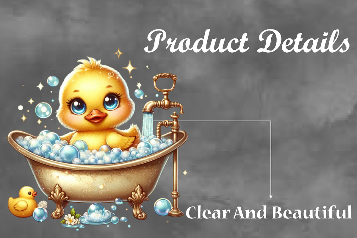 Watercolor Rubber Duck Png Clipart, a Seasonal Illustration by Craft Nest (Photo 3 of 5)