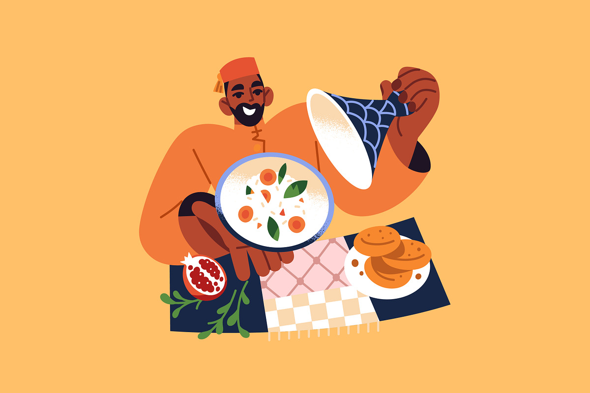 Chefs cooking food set, a Food Illustration by PaperTrident (Photo 6 of 11)