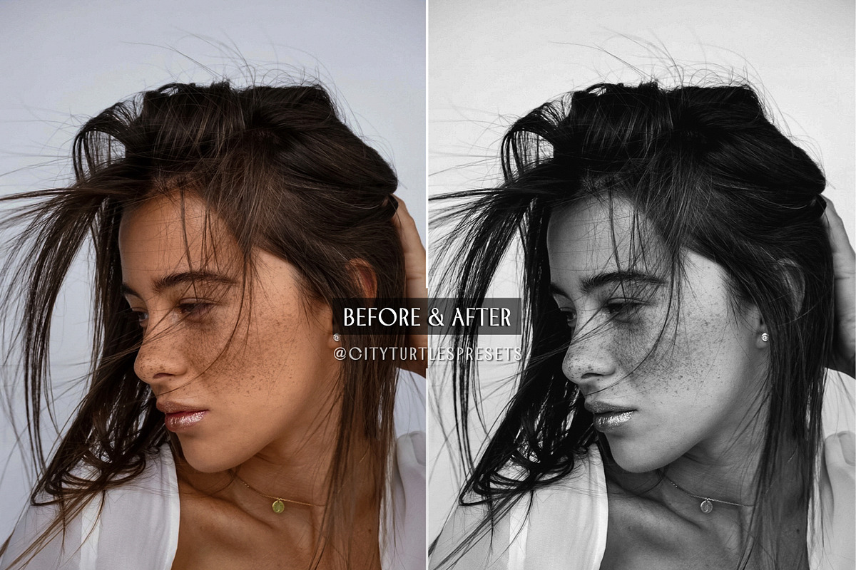 Moody Black & White LR Presets, an Action Add-On by CityTurtles (Photo 2 of 8)