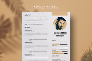 Resume / CV Design MS Word