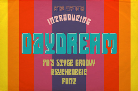 Daydream Font, a Font by Bart Wesolek