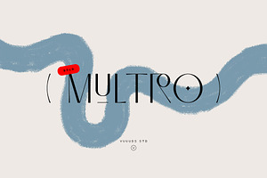 Multro Bold, a Sans Serif Font by vuuuds