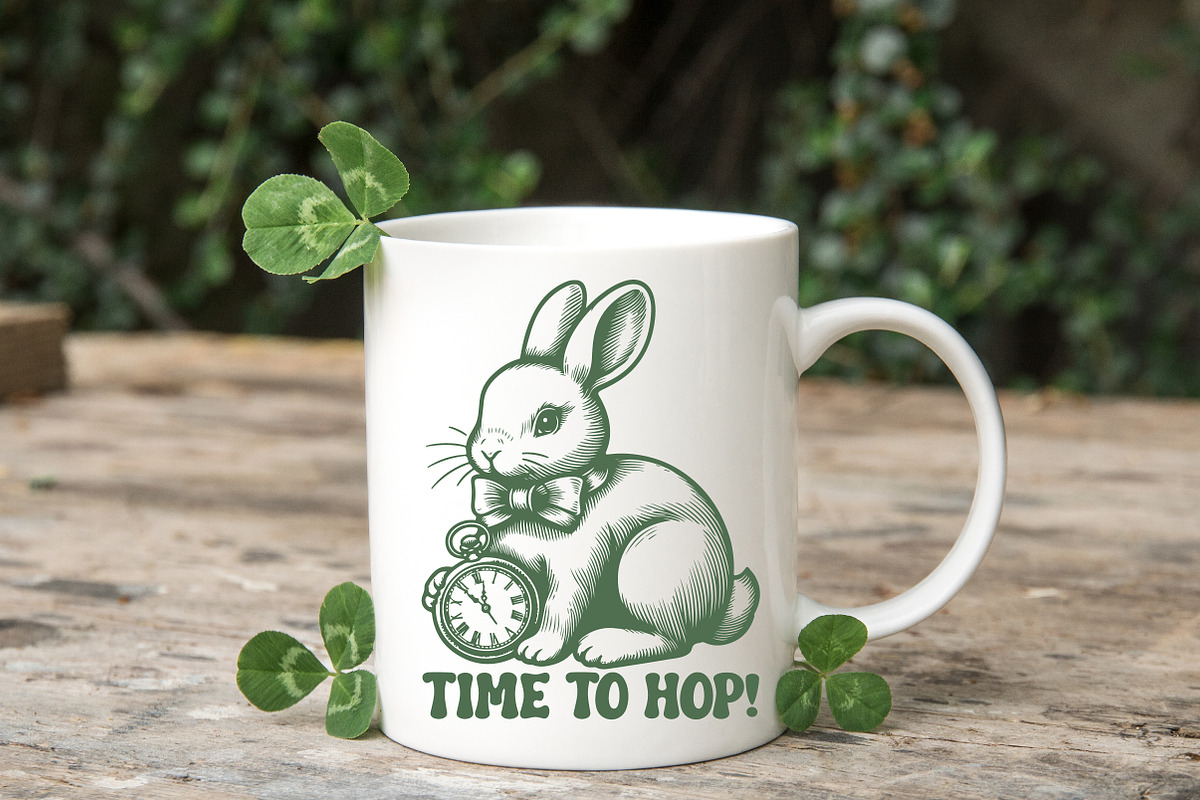 Timeless Bunny Graphic Style, an Illustration by Pixels.Craft (Photo 6 of 7)