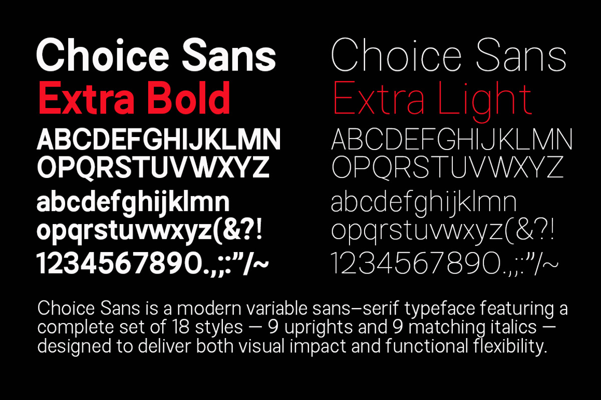 Choice Sans, a Sans Serif Font by Typehill (Photo 5 of 12)