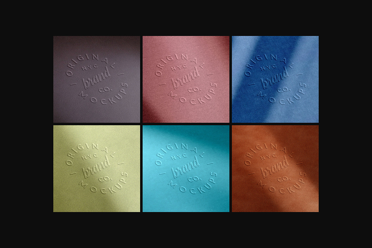 Embossed Fabric Logo Mockups, a Mockup by pixelbuddha.net (Photo 2 of 8)