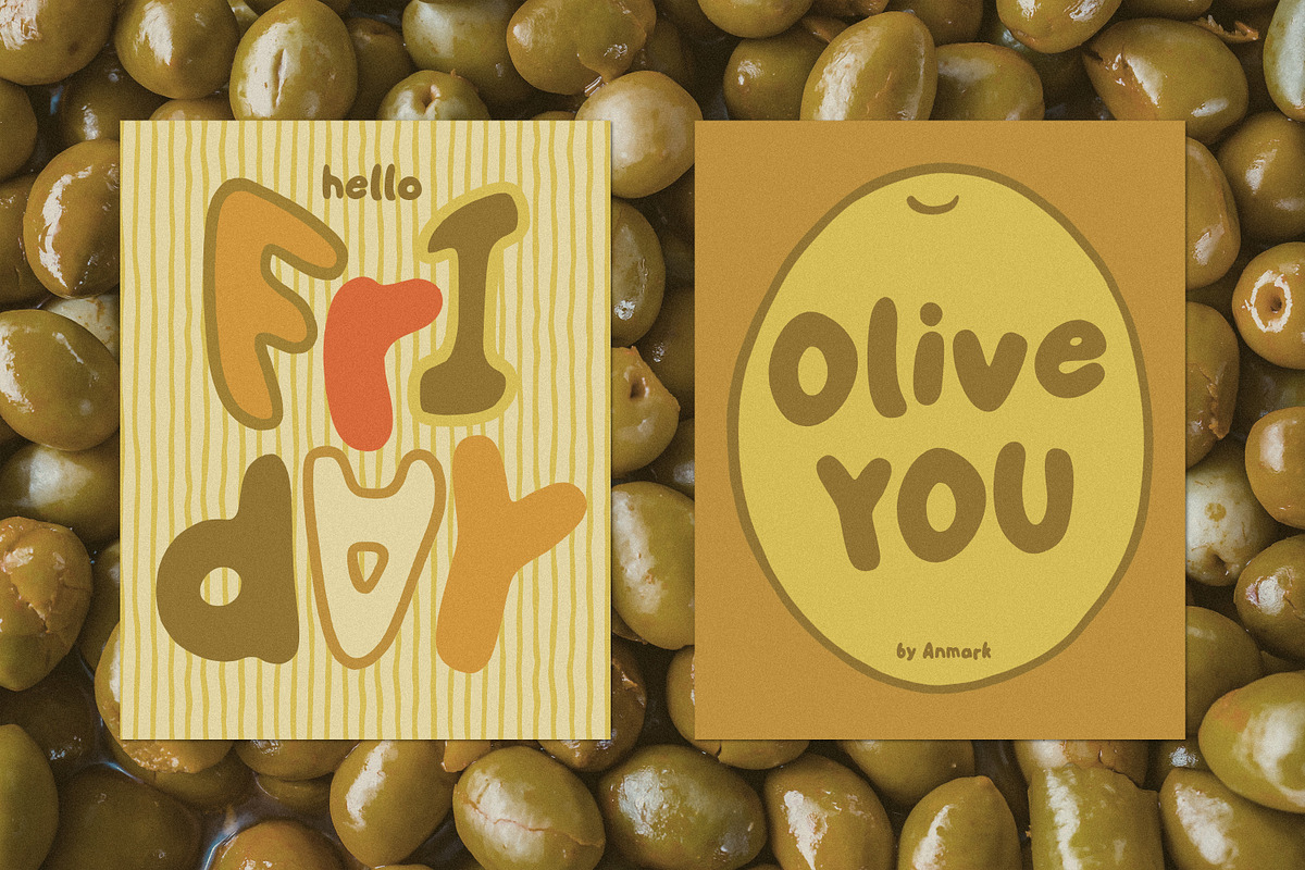 Olivas: Tasty Handmade Font Duo, a Handwritten Font by AnMark (Photo 2 of 15)